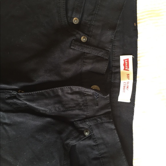Levi’s 511 navy blue jeans size 27 - Picture 2 of 4